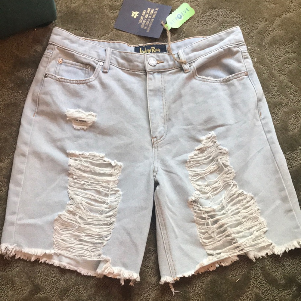 Denim shorts